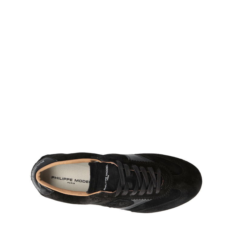 PHILIPPE MODEL Sneaker donna nera in suede