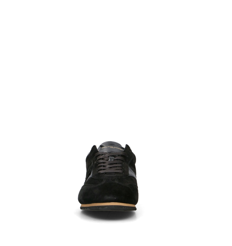 PHILIPPE MODEL Sneaker uomo nera in suede