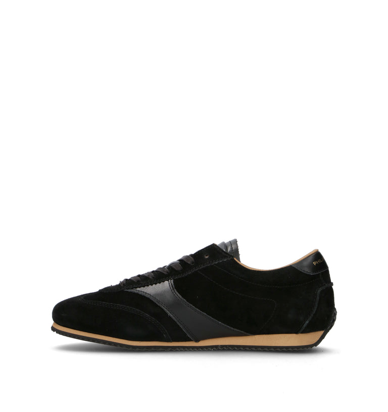 PHILIPPE MODEL Sneaker uomo nera in suede