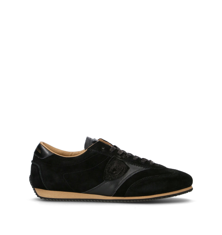 PHILIPPE MODEL Sneaker uomo nera in suede