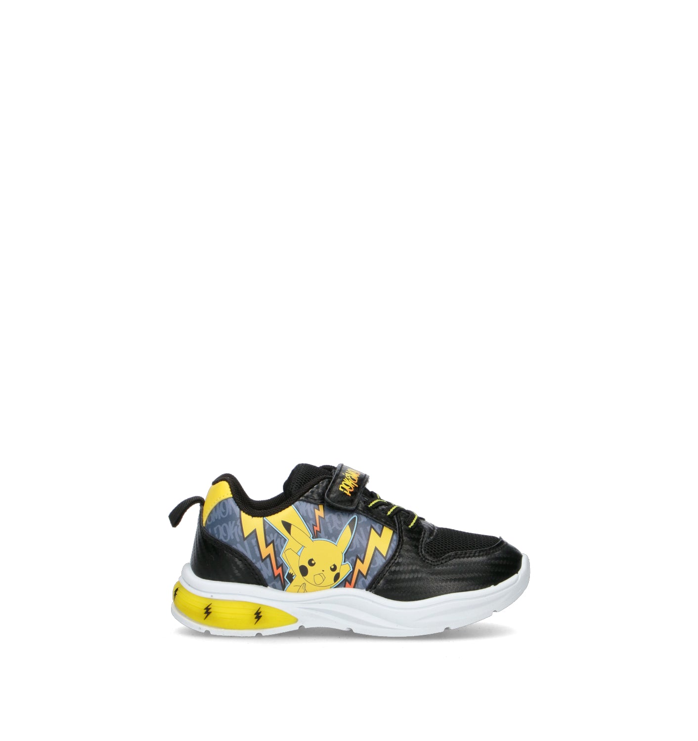 DISNEY Sneaker bimbo nera/gialla con luci