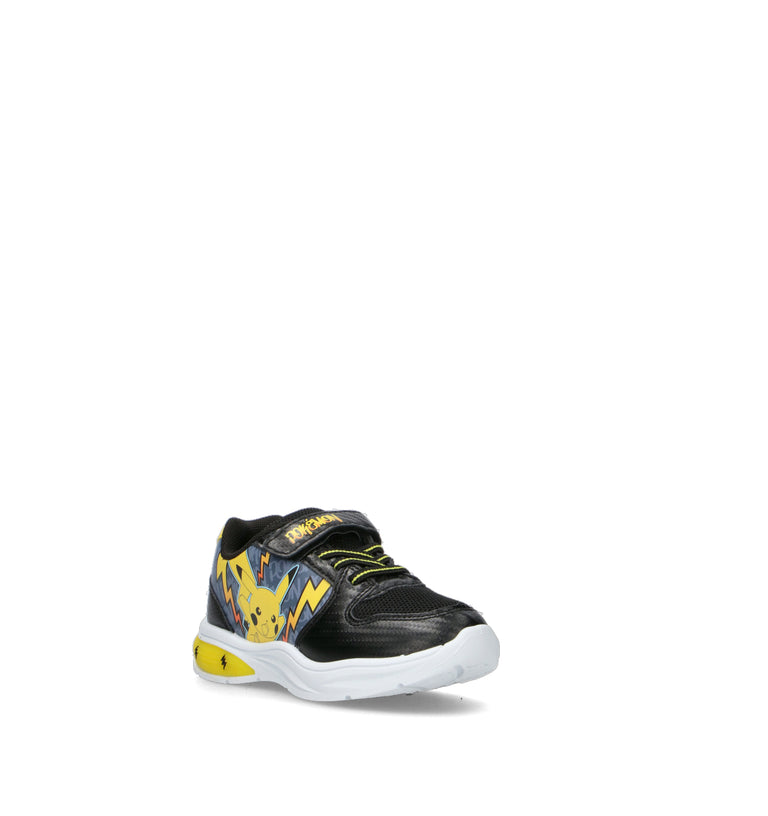 DISNEY Sneaker bimbo nera/gialla con luci