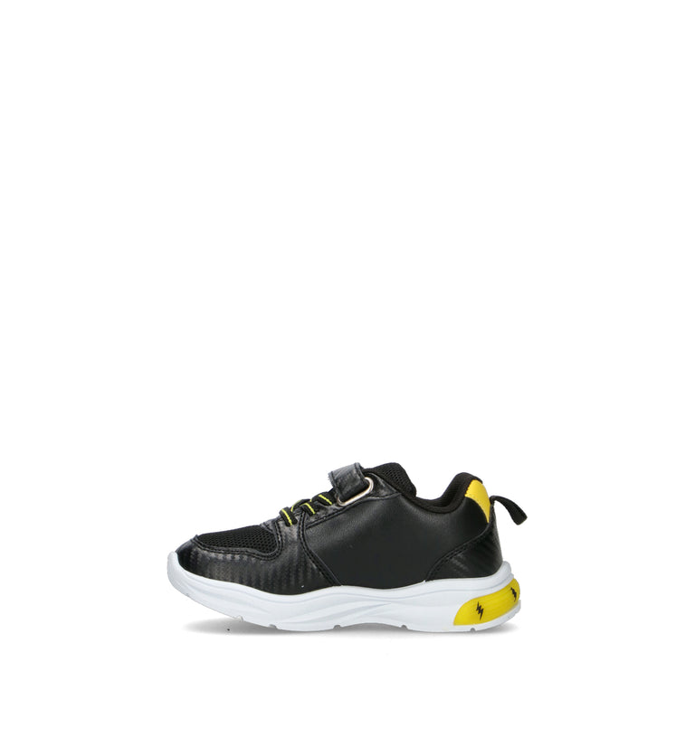 DISNEY Sneaker bimbo nera/gialla con luci