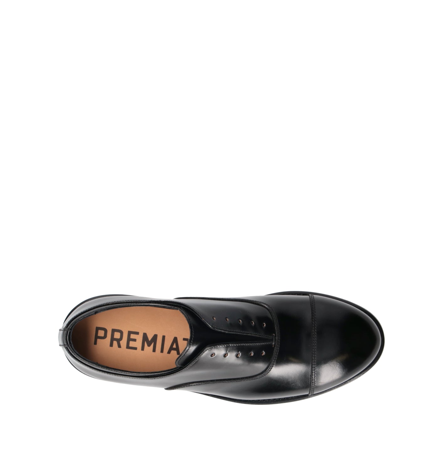PREMIATA Stringata uomo nera in pelle