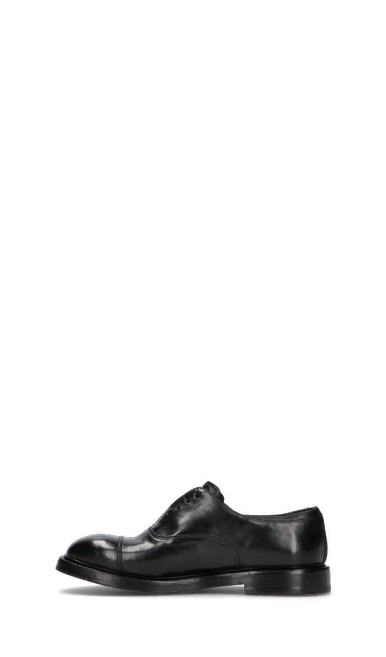 PREMIATA Stringata uomo nera in pelle