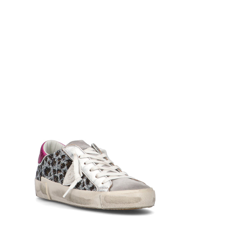 PHILIPPE MODEL Sneaker donna bianca/argento