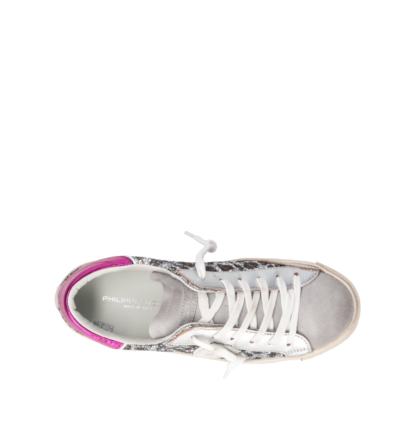 PHILIPPE MODEL Sneaker donna bianca/argento