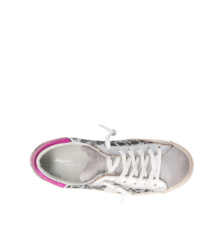 PHILIPPE MODEL Sneaker donna bianca/argento