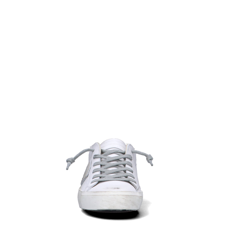 PHILIPPE MODEL Sneaker donna bianca in pelle