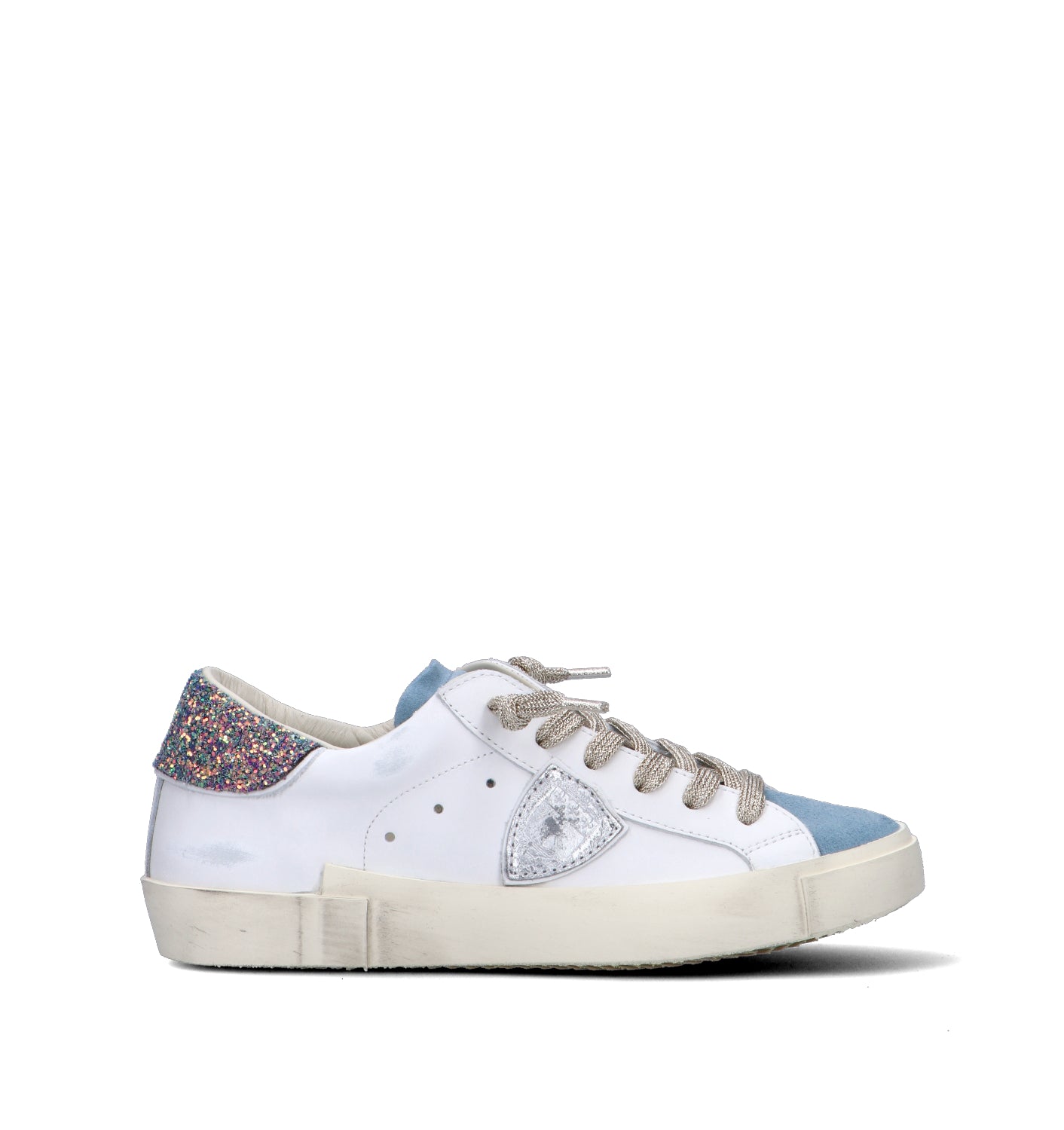 PHILIPPE MODEL Sneaker donna bianca/azzurra