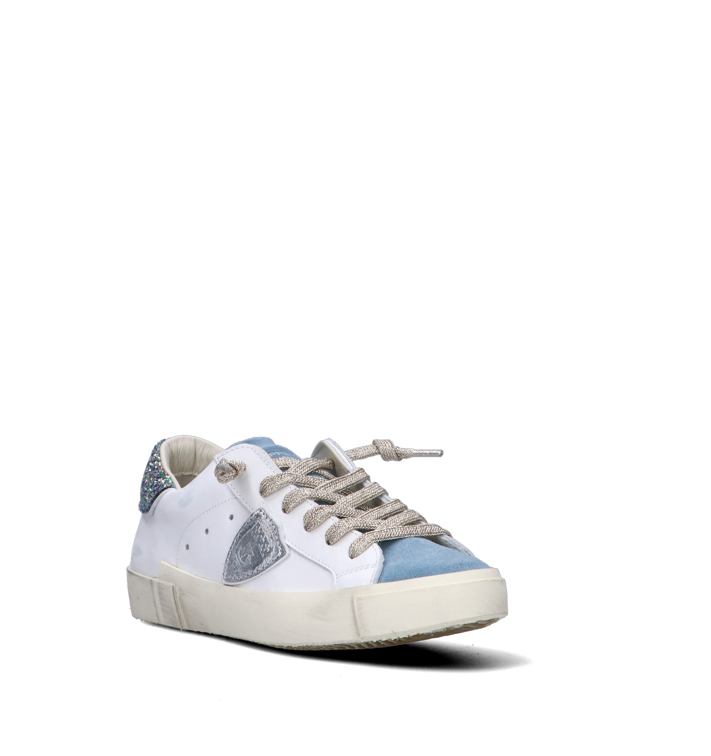 PHILIPPE MODEL Sneaker donna bianca/azzurra