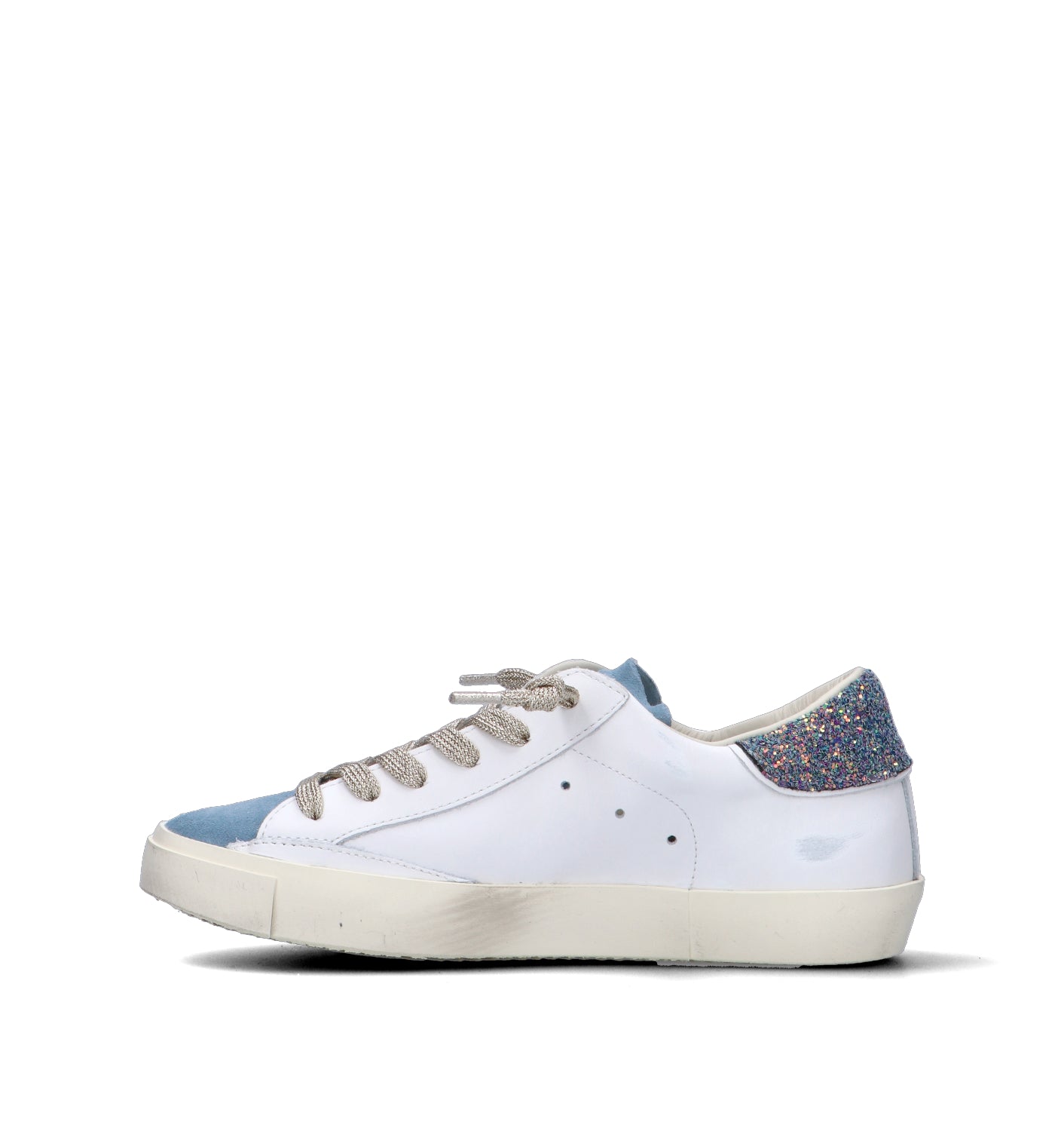 PHILIPPE MODEL Sneaker donna bianca/azzurra