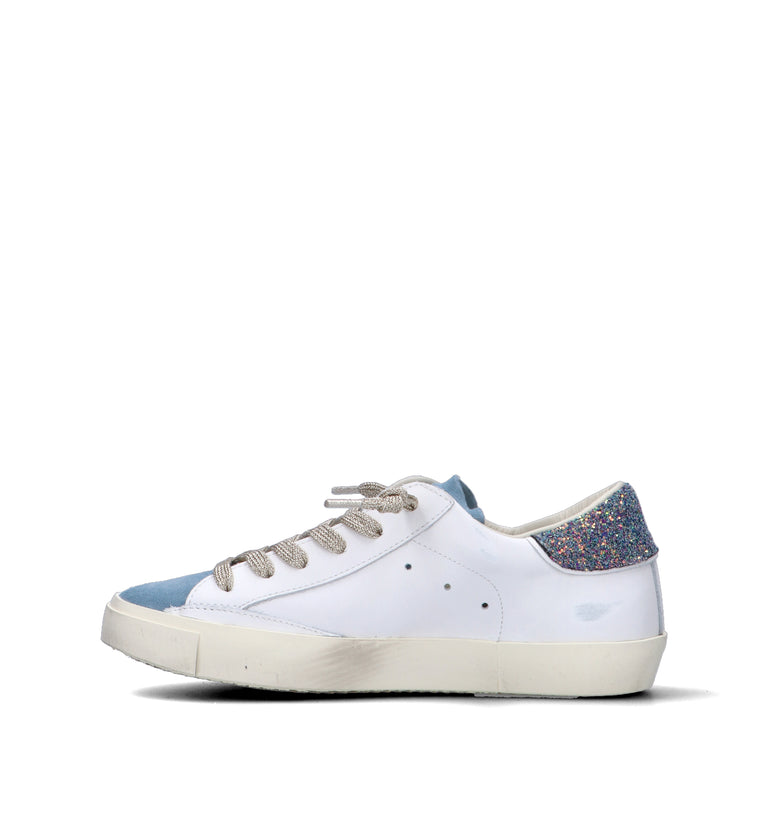 PHILIPPE MODEL Sneaker donna bianca/azzurra