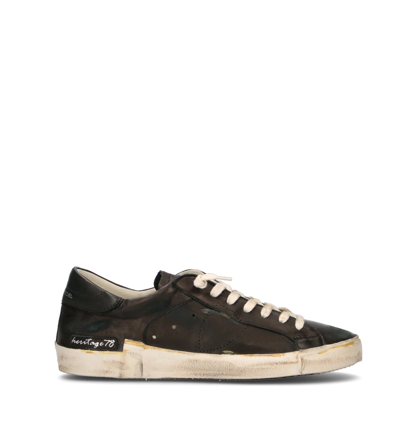 PHILIPPE MODEL Sneaker uomo nera in pelle