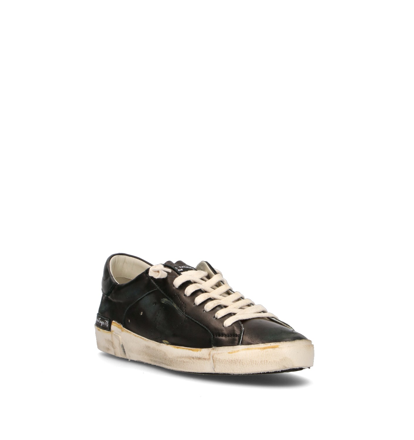 PHILIPPE MODEL Sneaker uomo nera in pelle