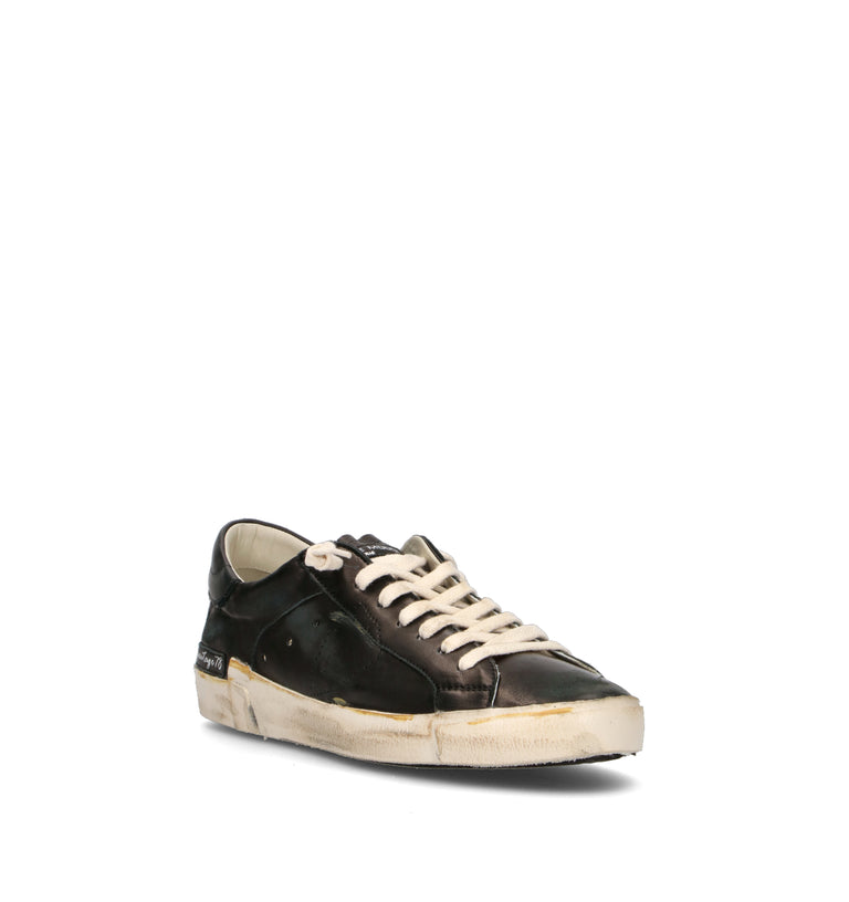 PHILIPPE MODEL Sneaker uomo nera in pelle