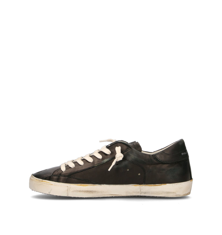 PHILIPPE MODEL Sneaker uomo nera in pelle
