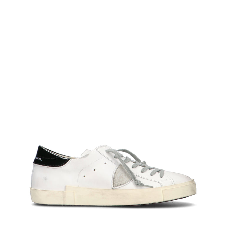 PHILIPPE MODEL Sneaker uomo bianca in pelle