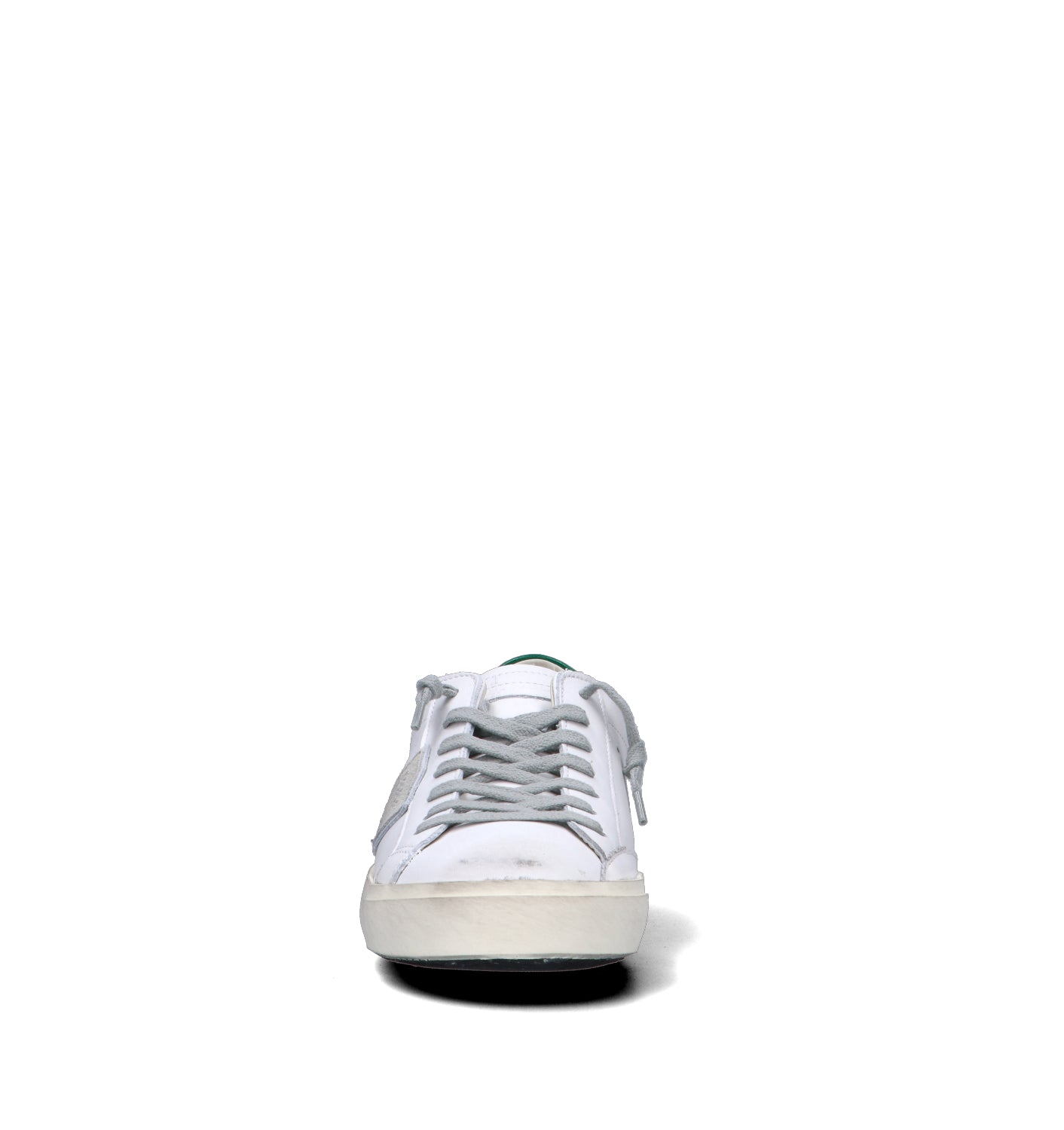 PHILIPPE MODEL Sneaker uomo bianca/verde in pelle