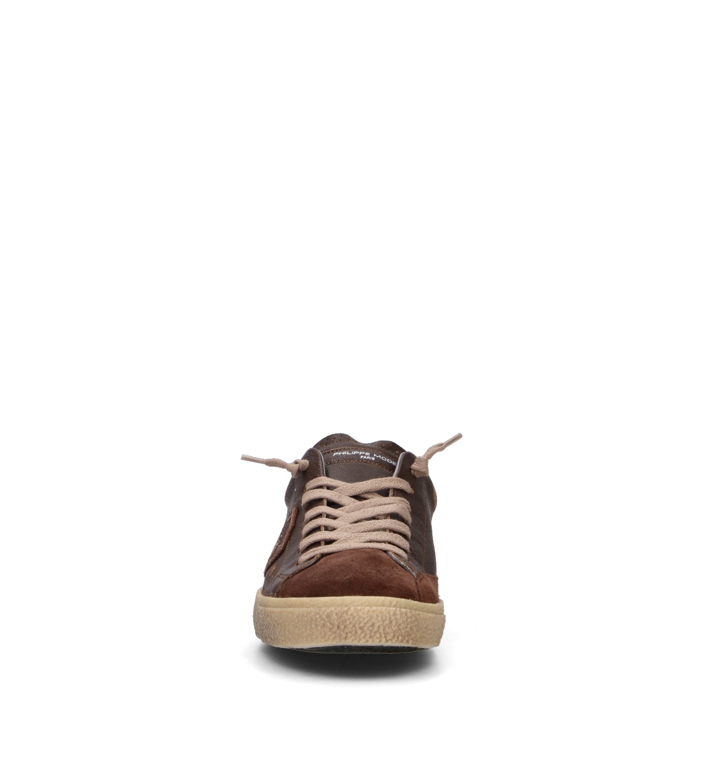 PHILIPPE MODEL Sneaker uomo marrone in pelle
