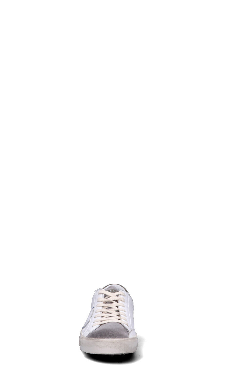 PHILIPPE MODEL Sneaker uomo bianca e marrone in suede