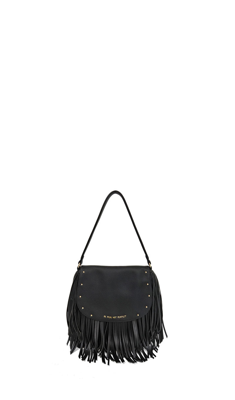 LE PANDORINE Borsa a spalla nera