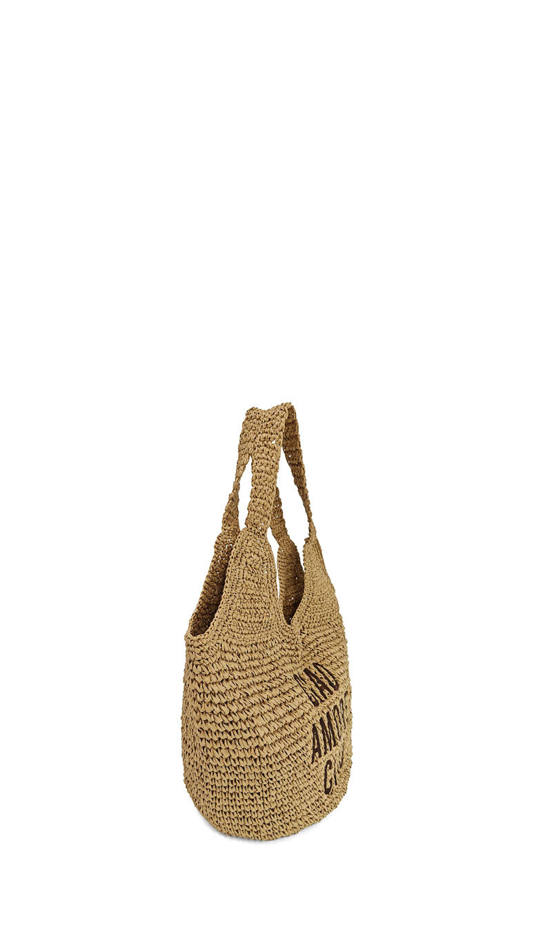 LE PANDORINE Borsa spiaggia beige