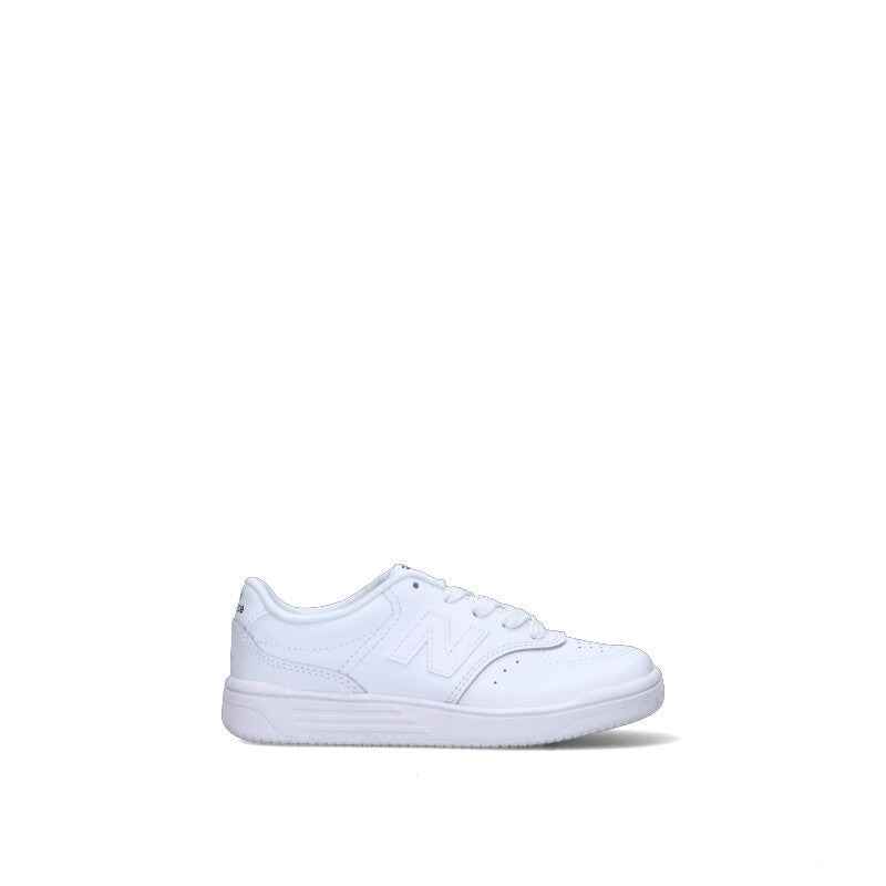 NEW BALANCE Sneaker bimbo bianca in pelle