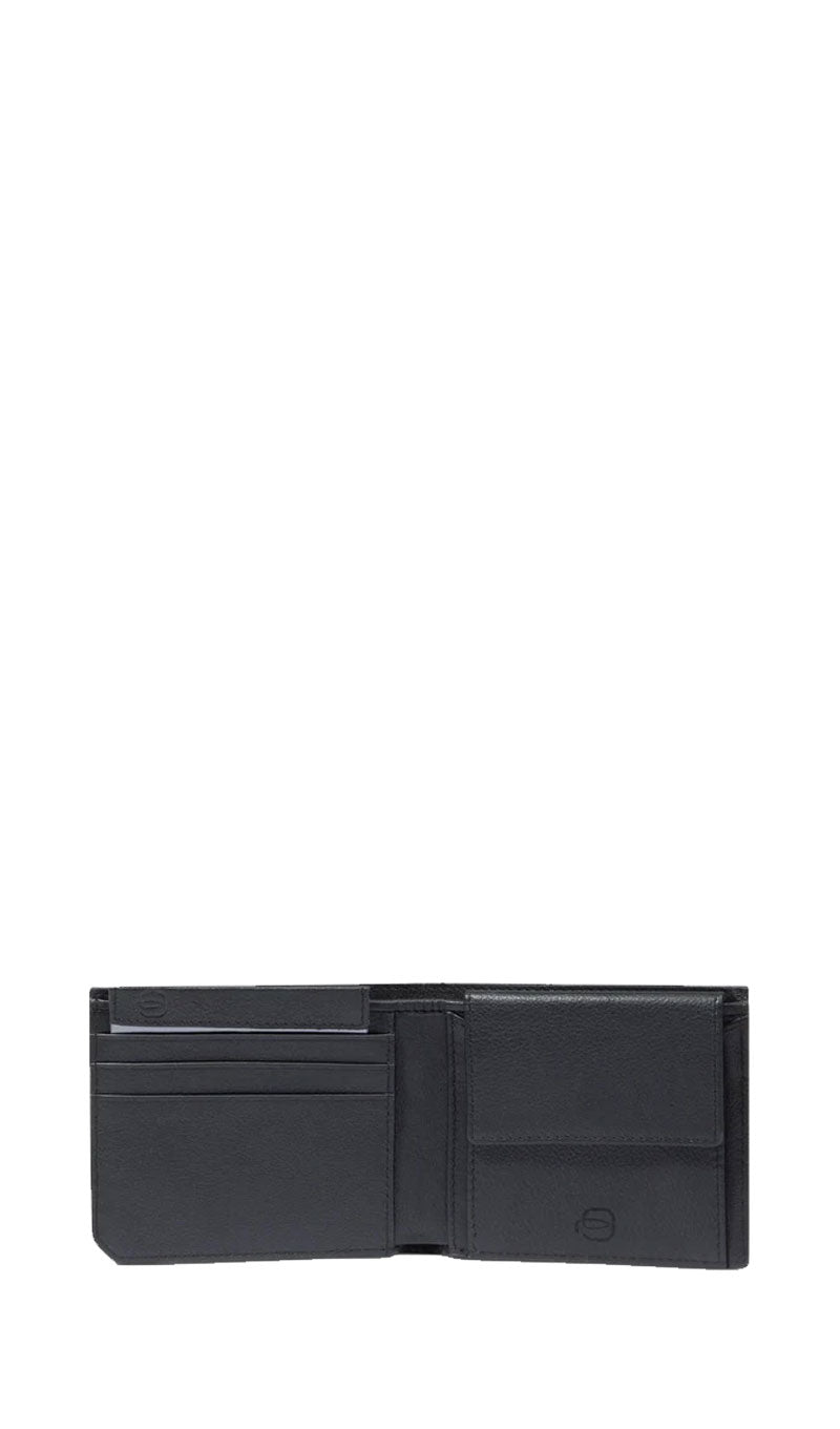 PIQUADRO Protafogli uomo nero