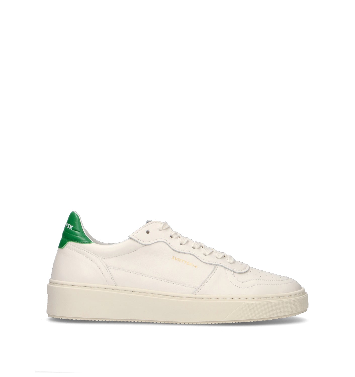 THE76 Sneaker uomo bianca/verde in pelle