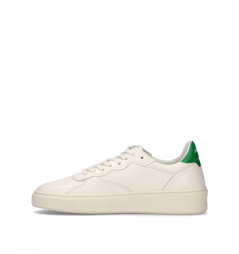 THE76 Sneaker uomo bianca/verde in pelle