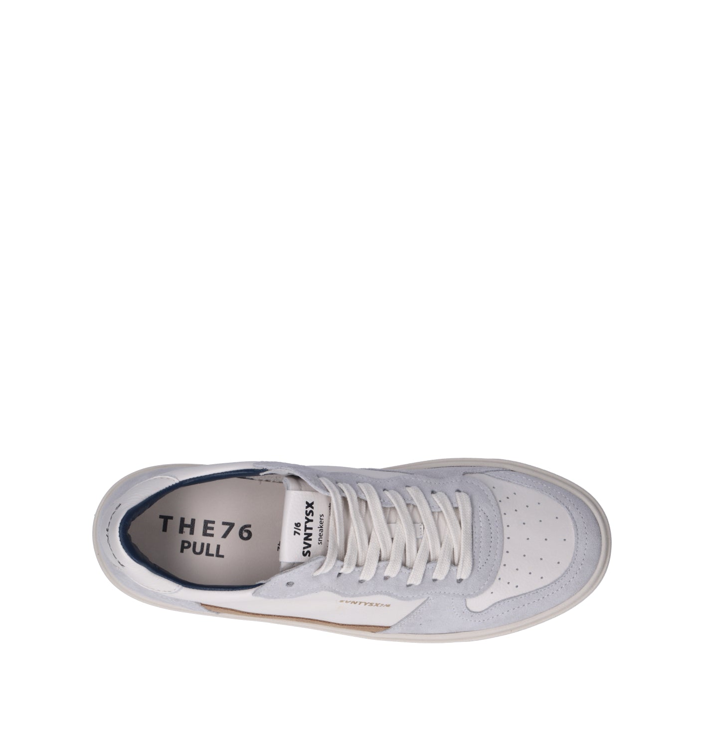 THE76 Sneaker uomo bianca in pelle