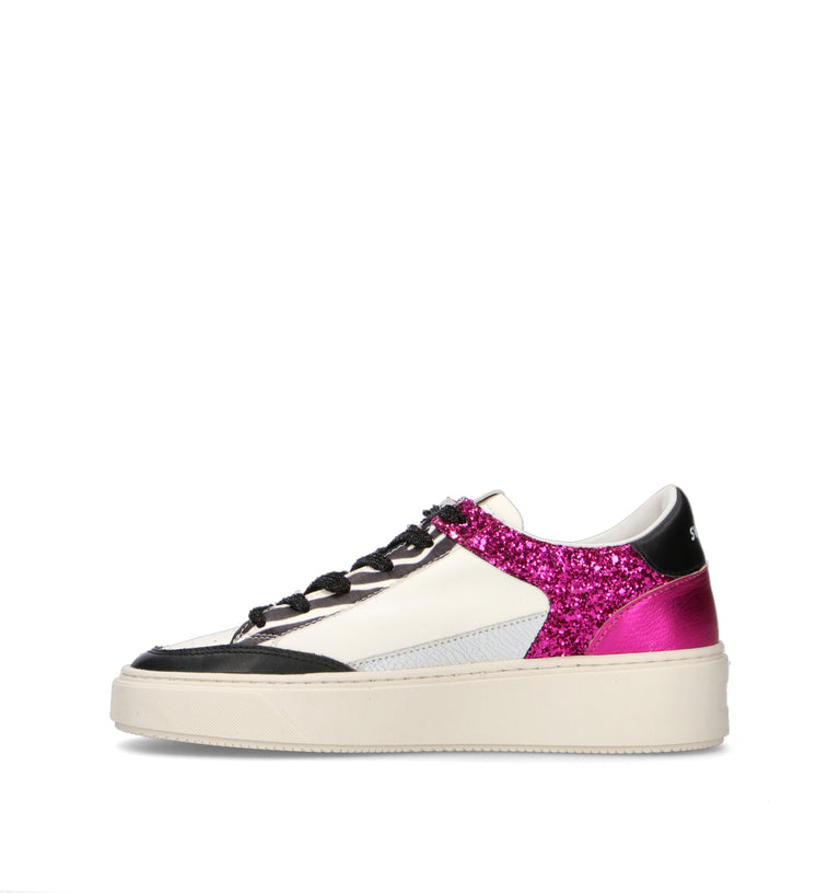 THE76 Sneaker donna fucsia/bianca
