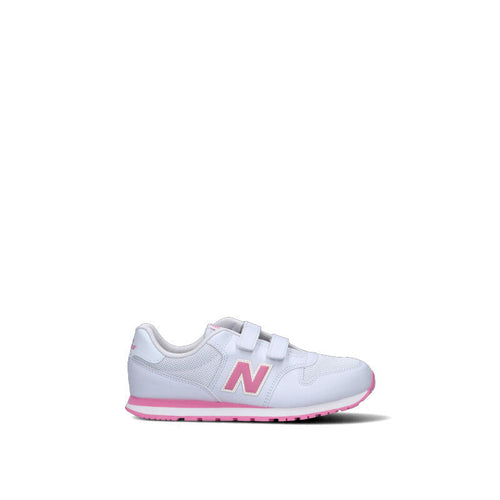 NEW BALANCE 500 Sneaker bimba bianca/rosa