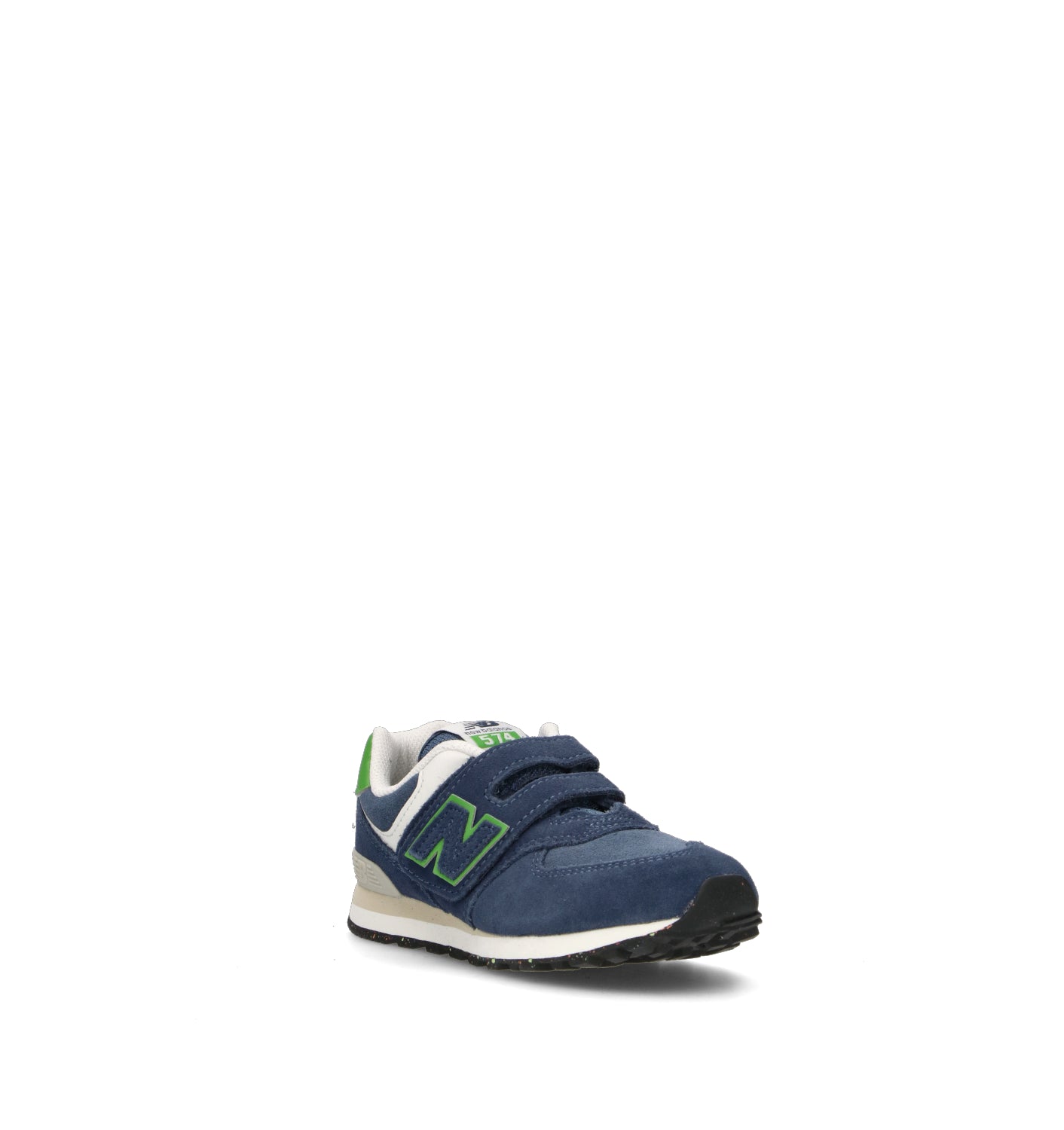 NEW BALANCE 574 Sneaker bimbo blu in suede
