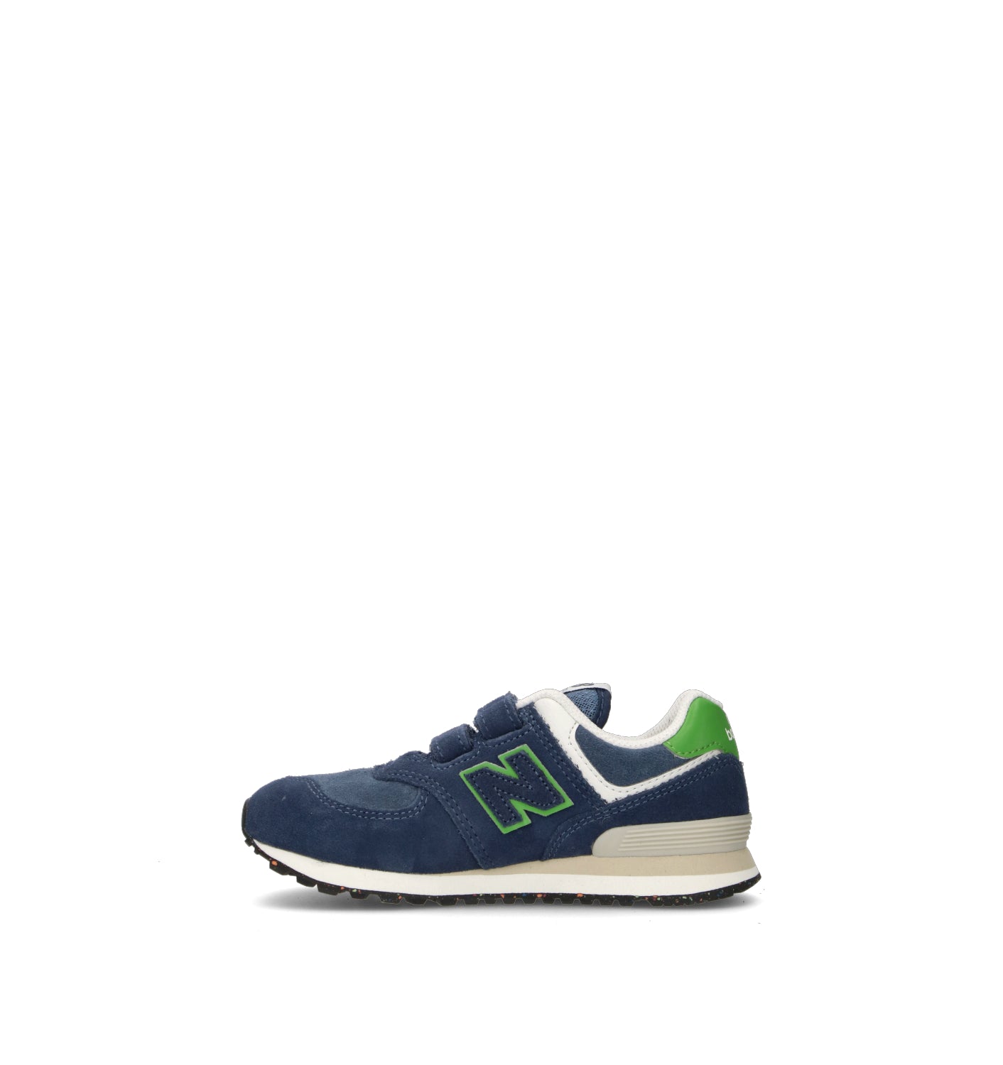NEW BALANCE 574 Sneaker bimbo blu in suede