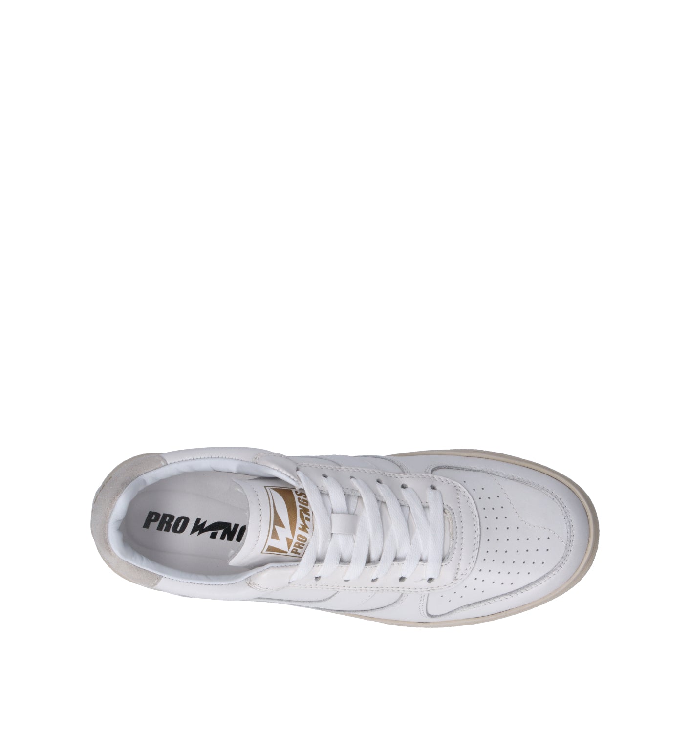 PROWINGS Sneaker donna bianca in pelle