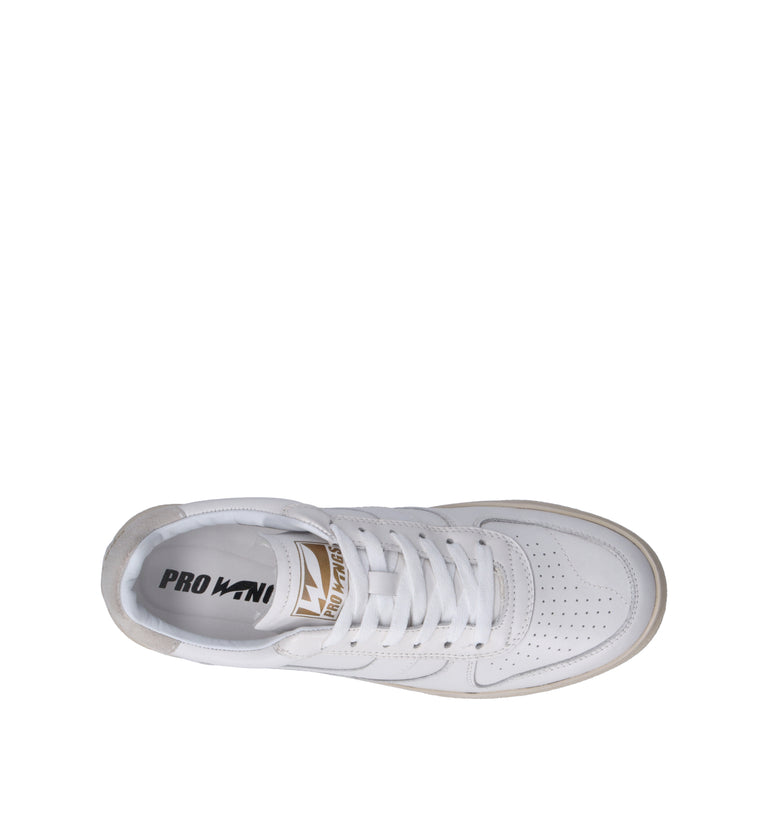 PROWINGS Sneaker uomo bianca in pelle