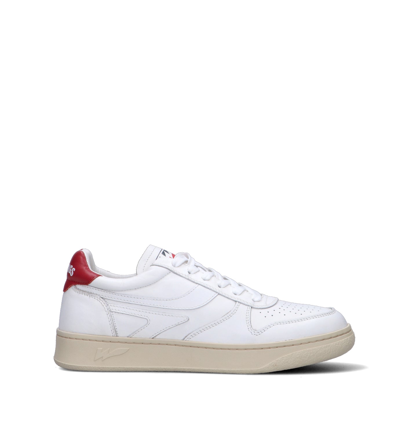 PROWINGS Sneaker donna bianca/rossa in pelle