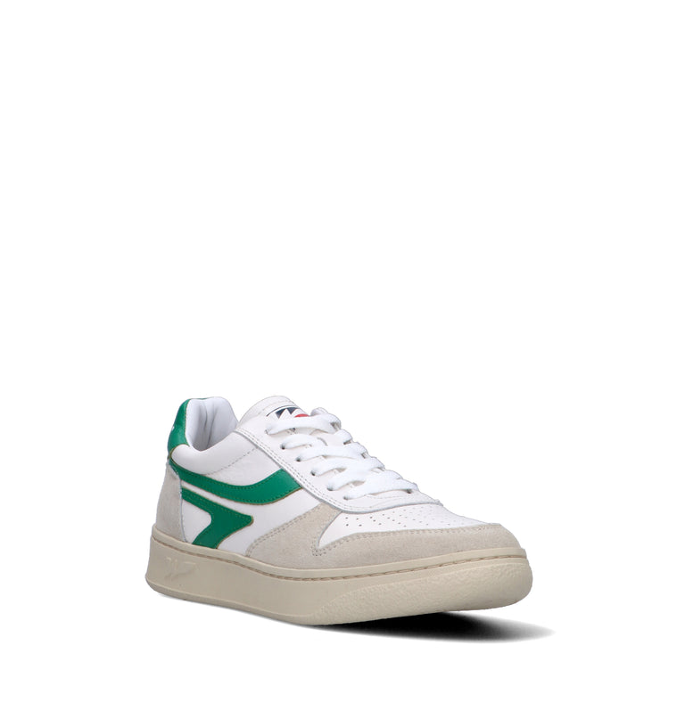 PROWINGS Sneaker donna bianca/verde in pelle