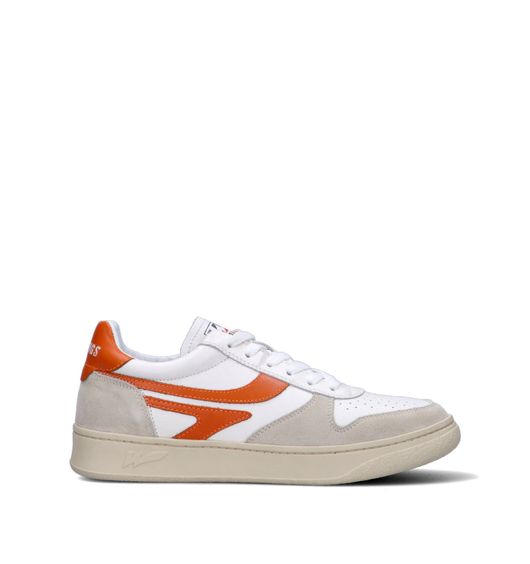 PROWINGS Sneaker uomo bianca/arancio in pelle