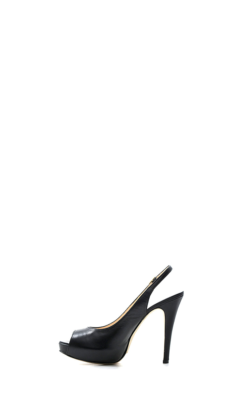 REBECCA VAN DIK Slingback donna nera