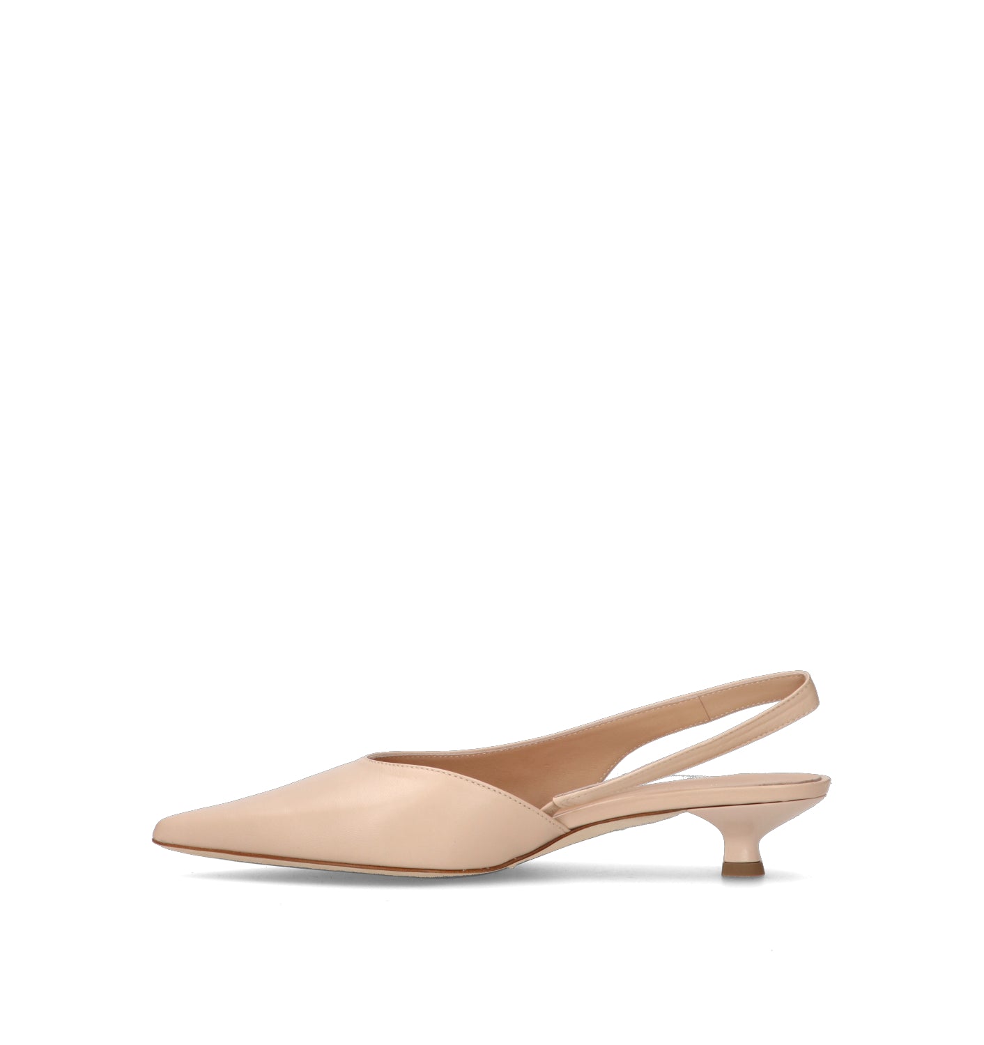REBECCA VAN DIK Slingback donna cipria in pelle