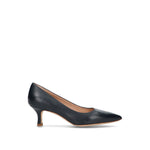 REBECCA VAN DIK Décolleté donna blu in pelle