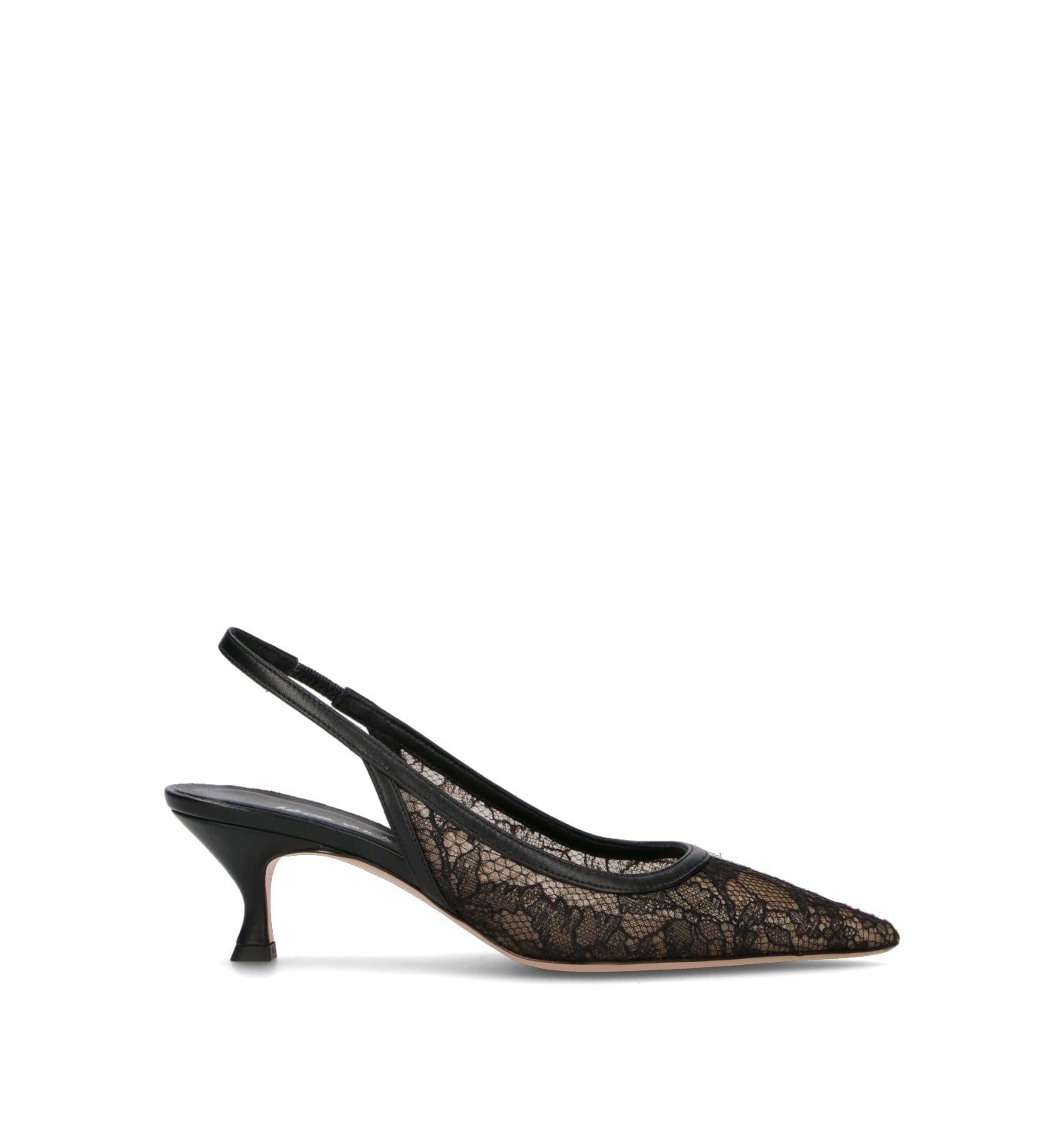 REBECCA VAN DIK Slingback donna nera
