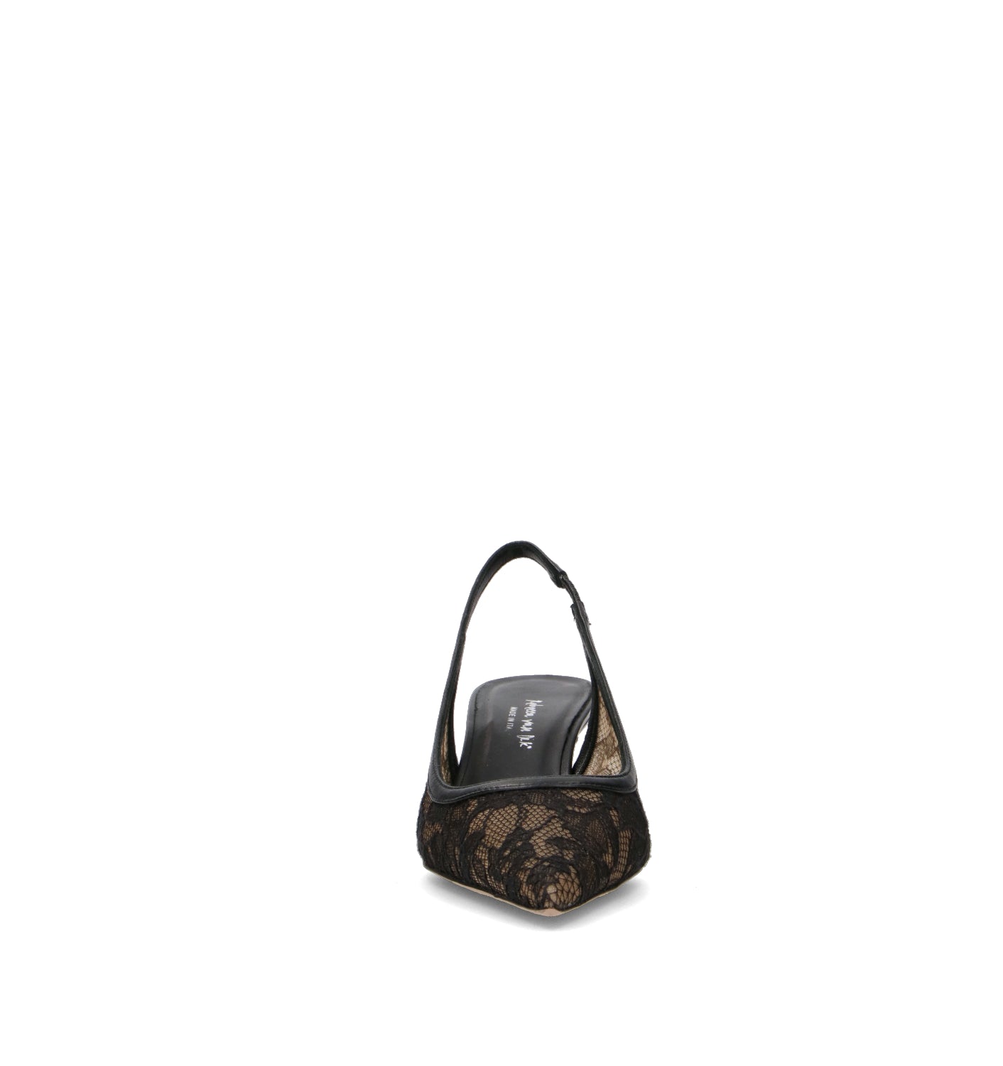 REBECCA VAN DIK Slingback donna nera