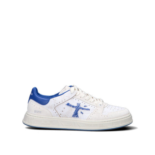 PREMIATA Sneaker uomo bianca/blu in pelle