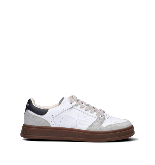 PREMIATA QUINN Sneaker uomo bianca in pelle
