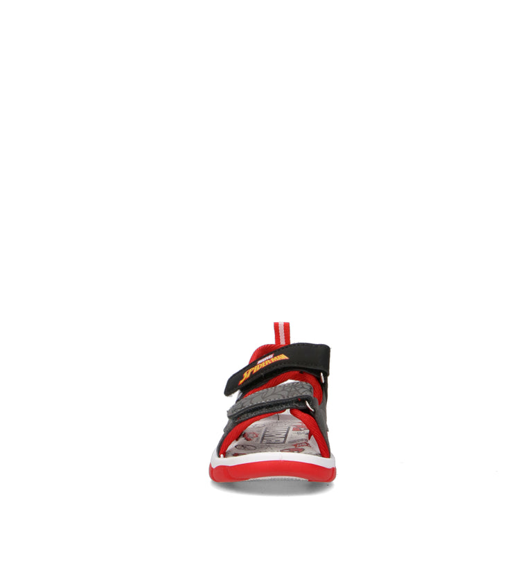 DISNEY Sandalo bimbo rosso/grigio con luci