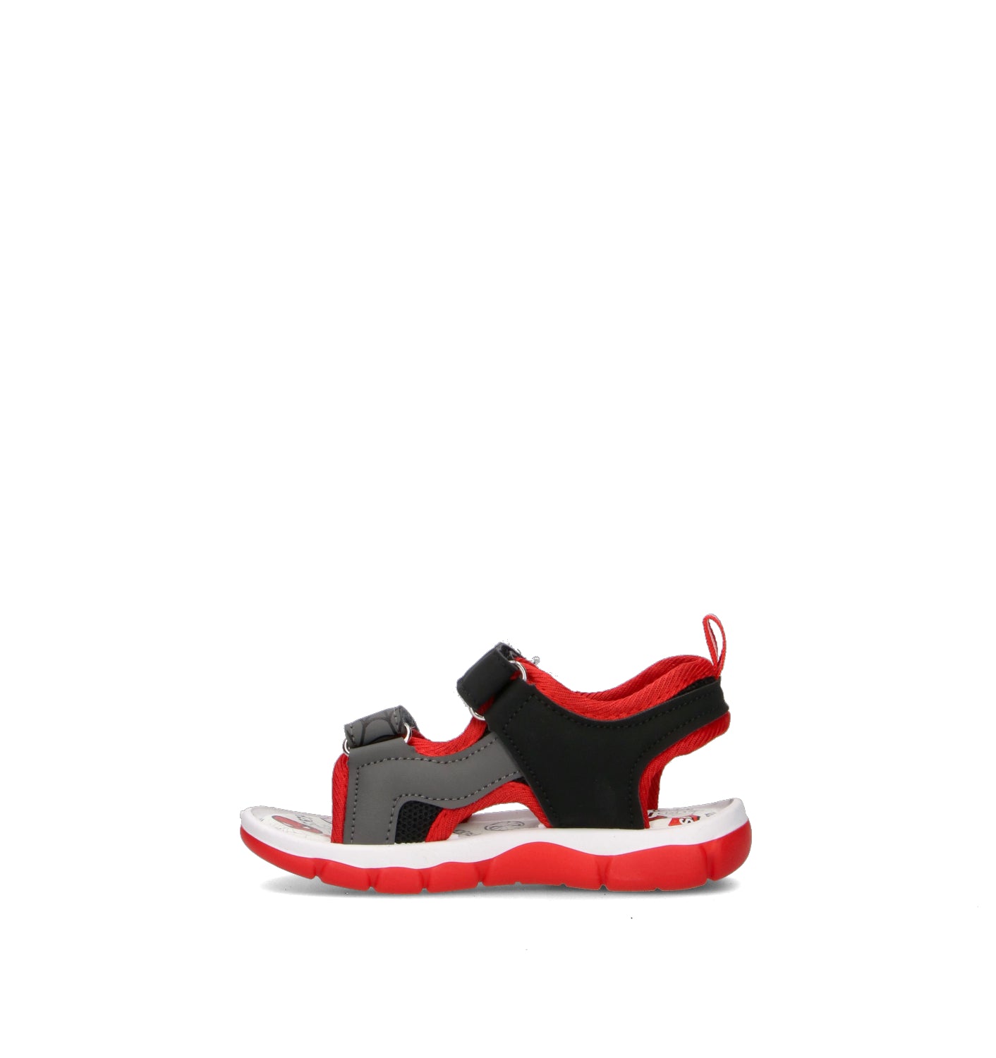 DISNEY Sandalo bimbo rosso/grigio con luci
